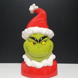 NEW RARE Williams Sonoma The Grinch Cookie Jar NIB